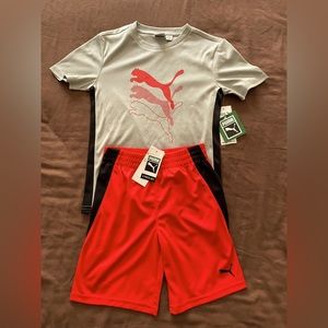 NWT Puma Big Boys 2-pc. Short Set